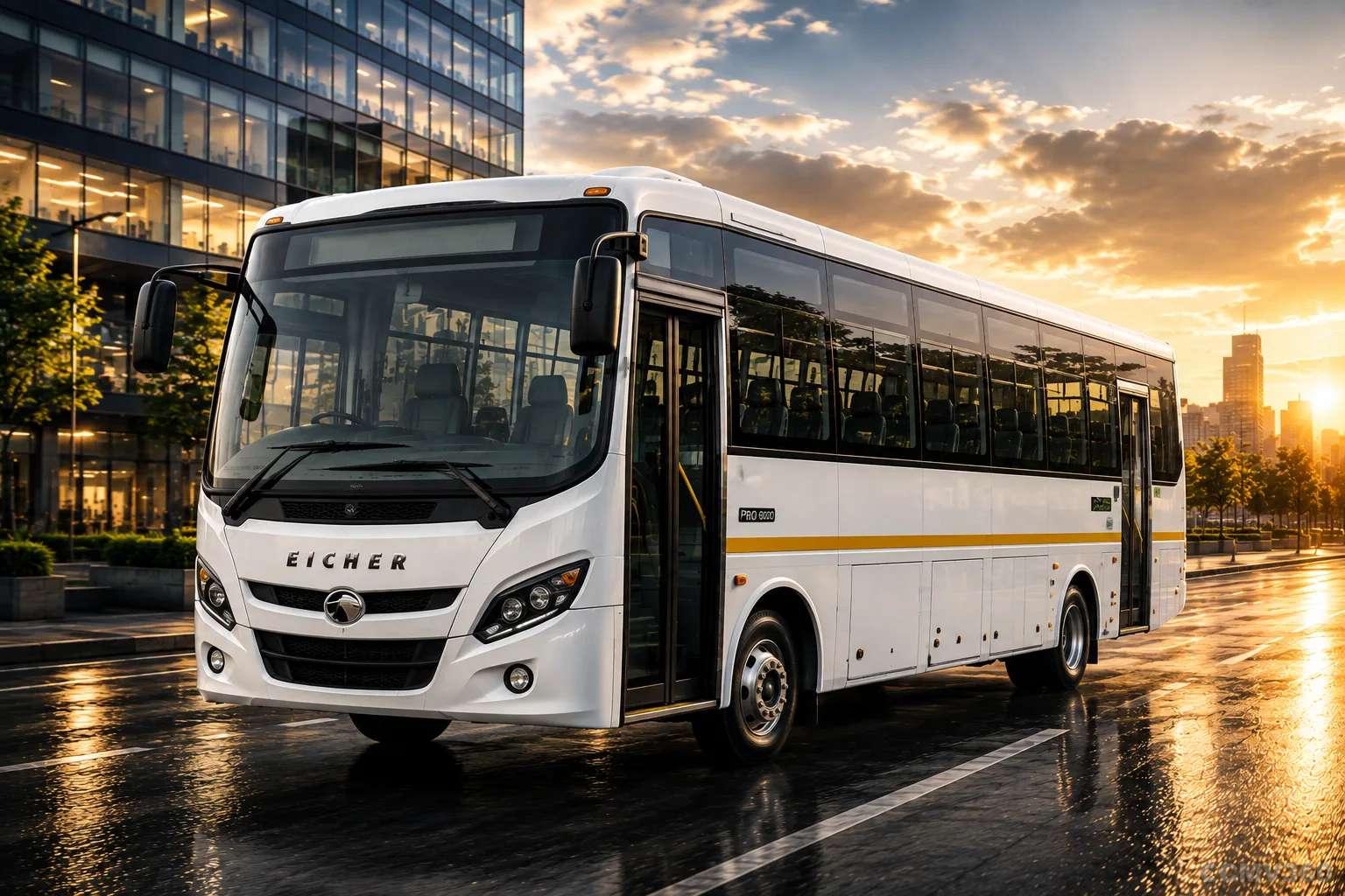 Eicher Skyline Pro 3009 H Route Permit Three Quarter View Eicher Skyline Pro 3009 H Route Permit Three Quarter View