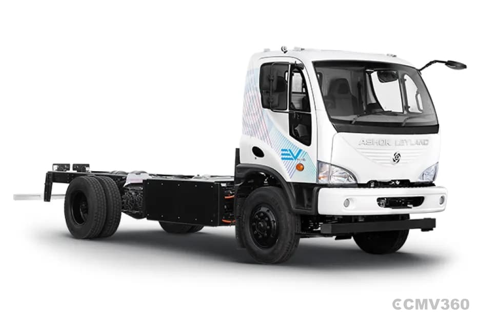 Ashok Leyland BOSS 14T Electric truck white color Ashok Leyland BOSS 14T Electric truck white color