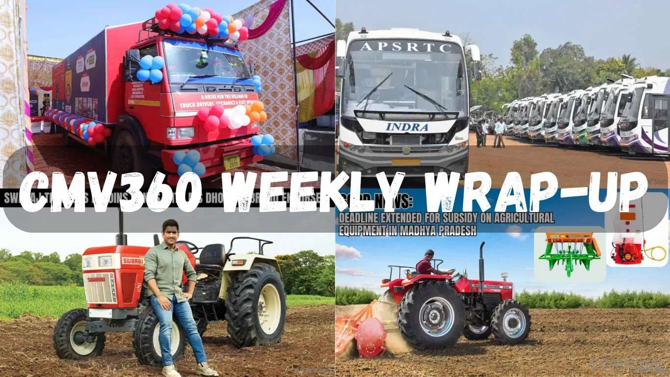 CMV360 వీక్లీ ర్యాప్-అప్ | 6th—11వ ఏప్రిల్ 2025: ఆంధ్ర రోల్స్ అవుట్ 1,050 ఇ-బస్సులు, అశోక్ లేలాండ్ డీలర్ ఫైనాన్స్, FADA సేల్స్ రిపోర్ట్స్, ఢిల్లీ EV పాలసీ 2.0, మరియు ఫెడెక్స్—సీఎస్కే EV టై-అప్ ను బూస్ట్ చేస్తుంది CMV360 Weekly Wrap-Up 6thâ11th April 2025.webp