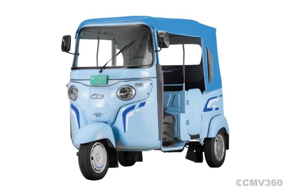 Bajaj WEGO P50 Blue Left Front Three Quarter Bajaj WEGO P50 Blue Left Front Three Quarter