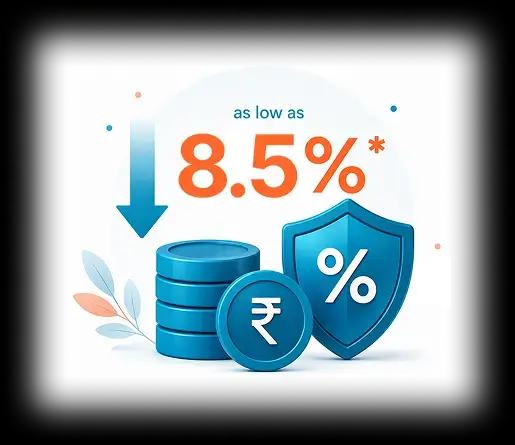 Best Interest Rate (as low as 8.5%*)