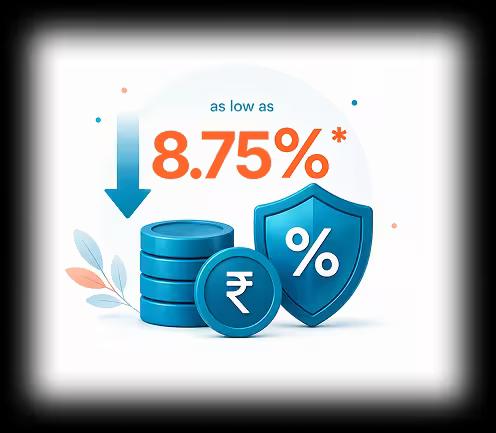 Best Interest Rate (as low as 8.75%*)